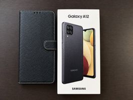 Samsung Galaxy A12 – sehr guter Zustand mit Hülle