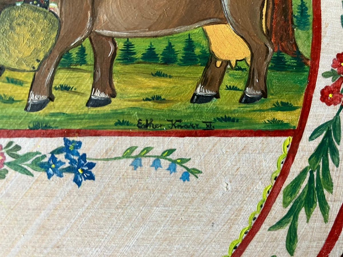 Dipinti: Appenzeller Bauernmalerei – Usato da Waldstatt venduto da Cremschnitte 1