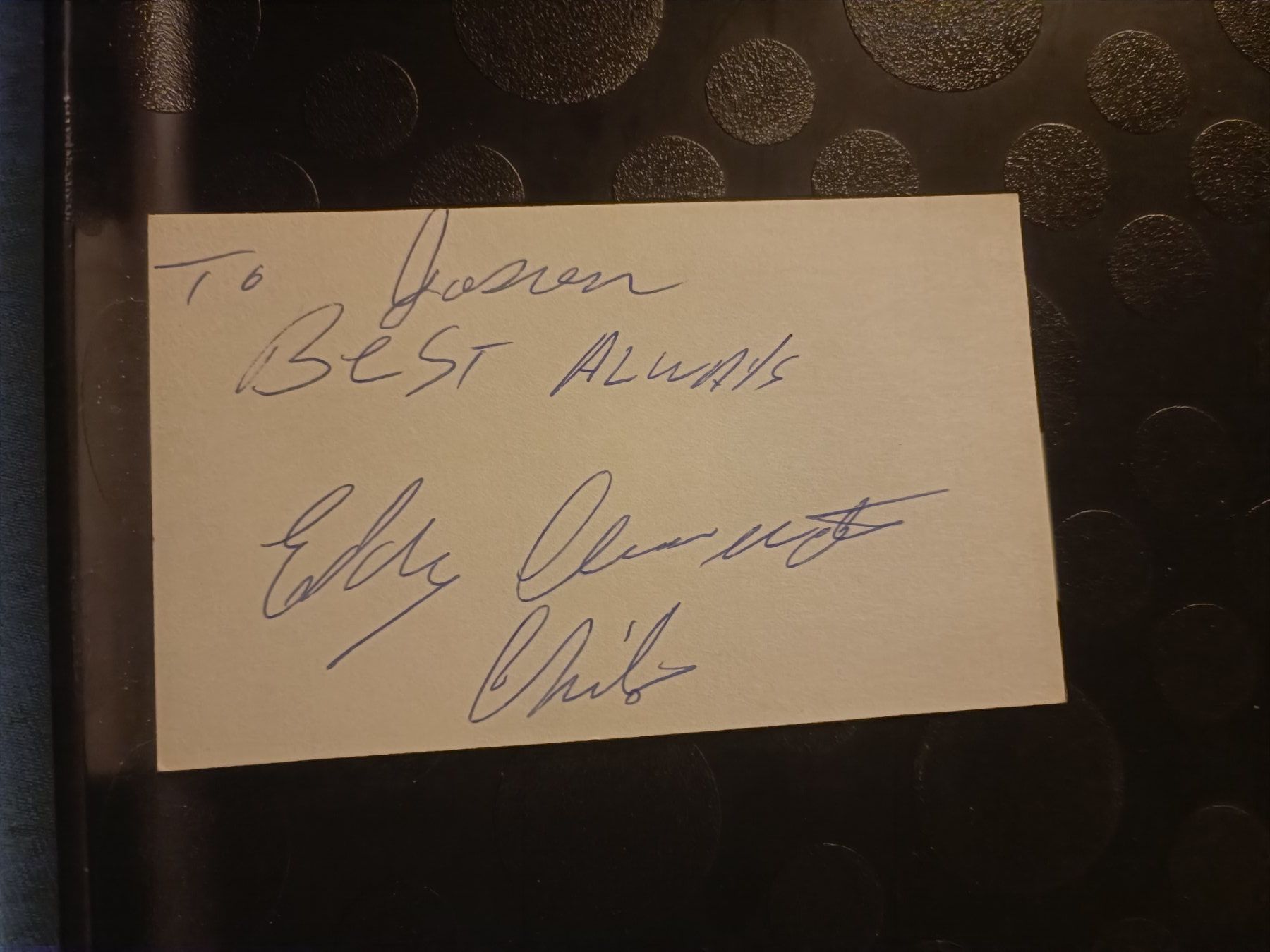 Autographes: Eddy Clearwater - Blues - †2018 – D'occasion à Menziken par Artographs
