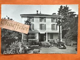 Postkarte Hotel Pension Florida Lugano,  Salita dei Frati 11