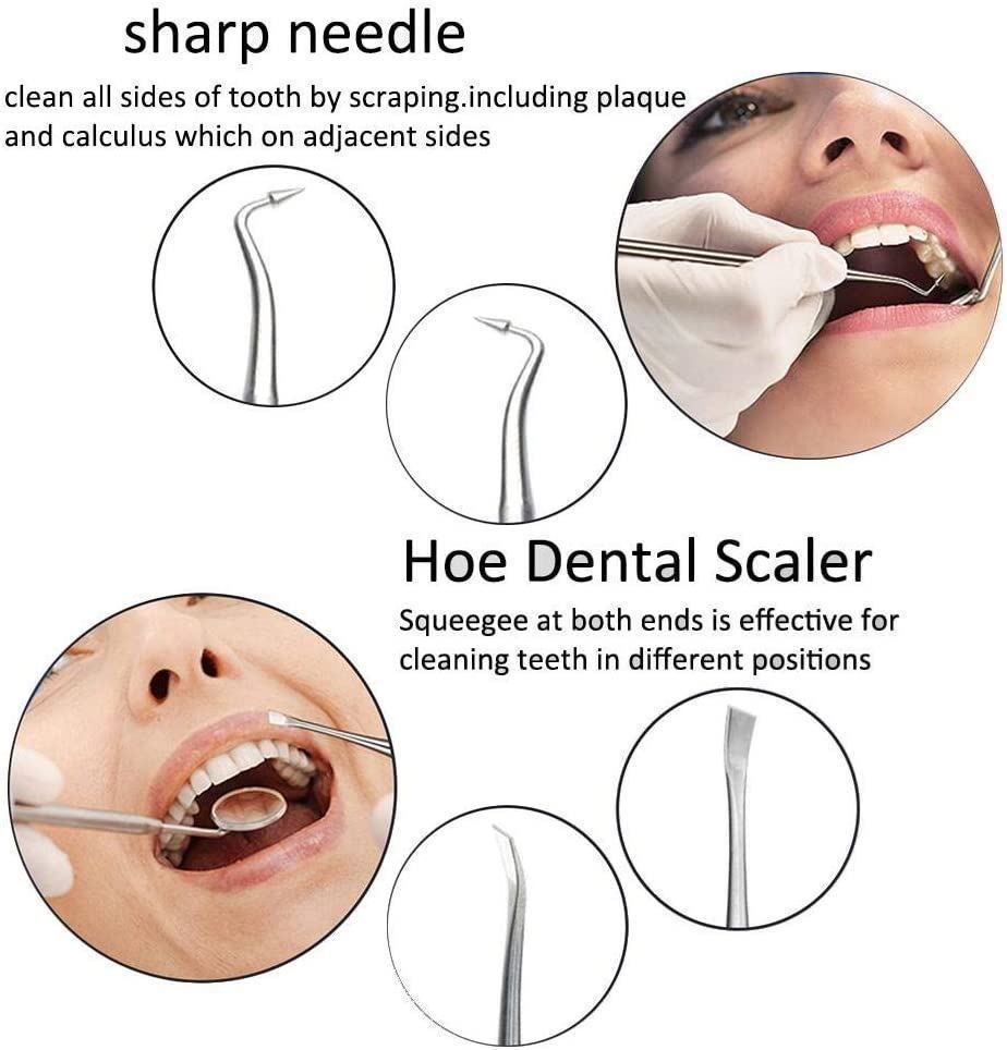 Cura dei denti: 8tlg Dental Tools Set Zahnsteinentferner – Nuovo (secondo la descrizione) da Thun venduto da thunshop 5