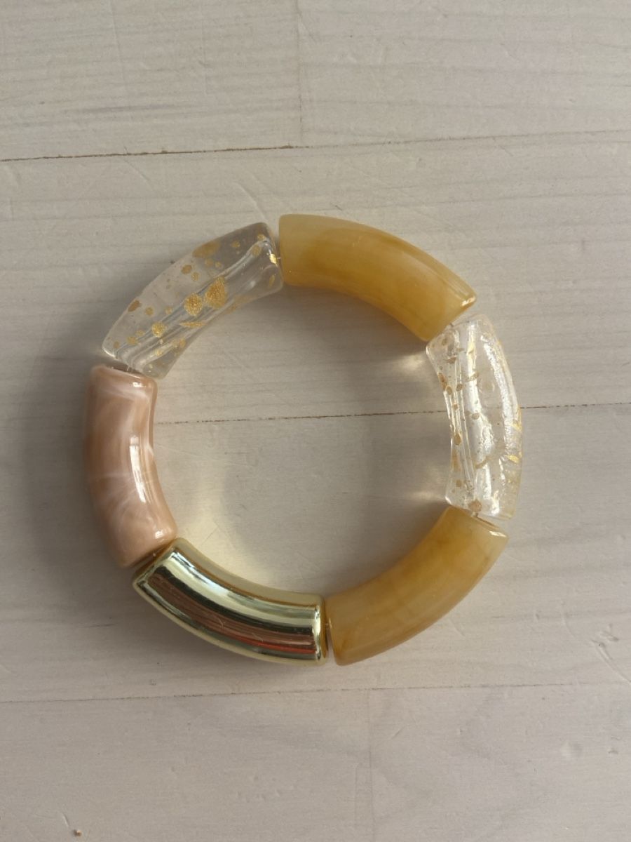 Bracciali & Braccialetti: Bracciale donna resina trasparente e oro nuovo – Nuovo (secondo la descrizione) da Lausanne venduto da lau_8vk7