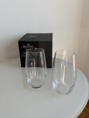 Quatre verres à cocktail en cristal de chez Rosenthal