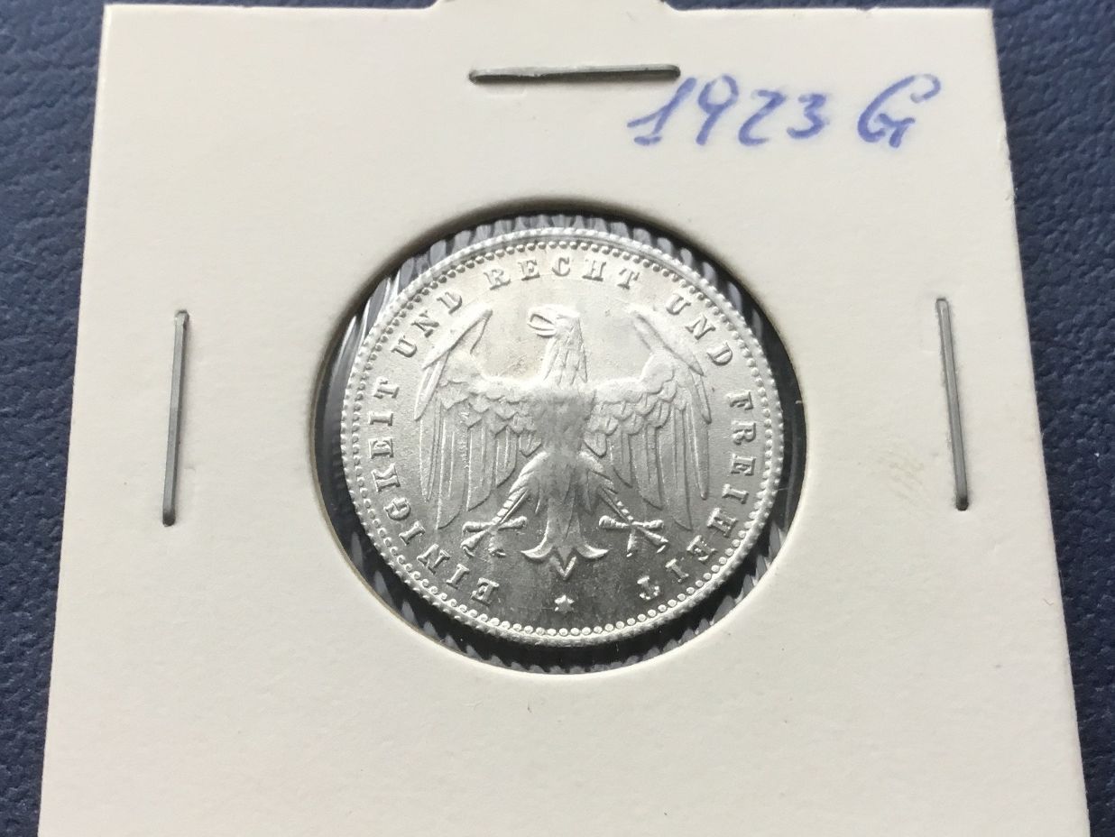 Alle Münzen: 200 Reichmark 1923 G. unzirkuliert – Neu (gemäss Beschreibung) aus St. Margrethen SG von alfapeugeot10 1