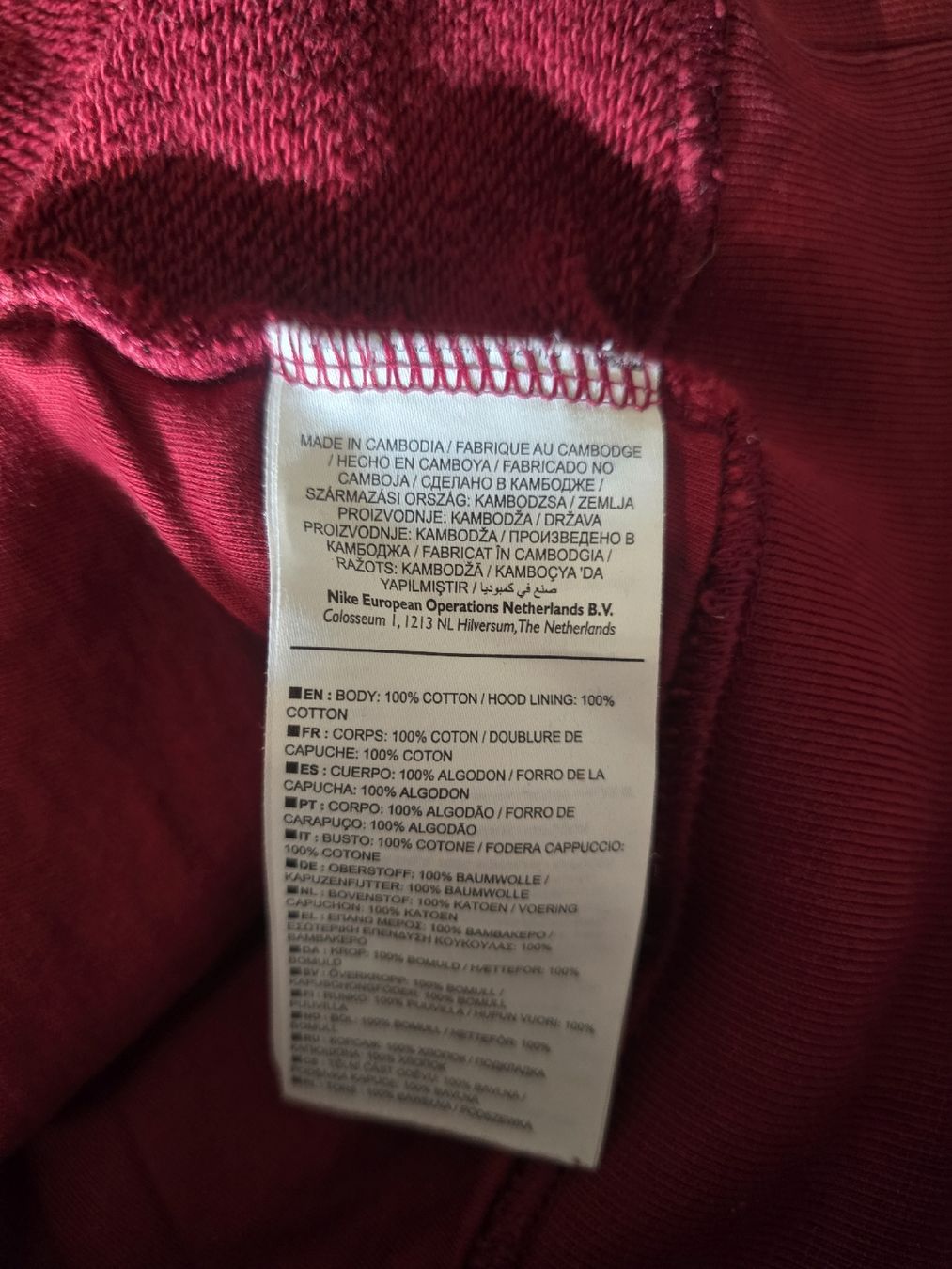 Nike Giacche: Sweat à capuche Nike SB rouge, taille L – Usato da Mont-sur-Lausanne venduto da Didinho 3