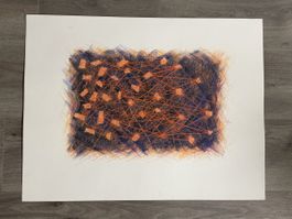 Original Kunstwerk, Unikat auf Papier