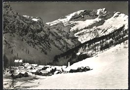 AK Bosco-Gurin, Teilansicht im Schnee