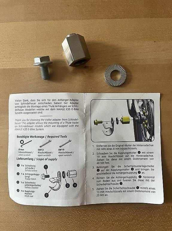 Ersatzteile: Adapter Set für Thule Chariot - Mahle – Gebraucht aus Aarau von wiluki 2