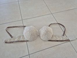 BH Intimissimi beigefarben mit Spitze Leopard 75C