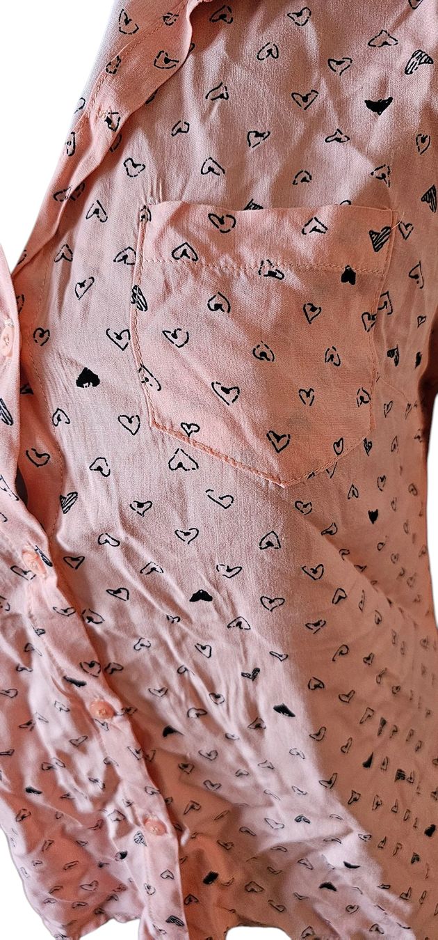 Camicette: Bluse mit Herzmuster, Grösse M - Top Zustand! – Usato da Langenthal venduto da SecondChanceShop 2