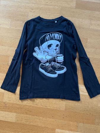 Langarmshirt schwarz Gr. 158/164