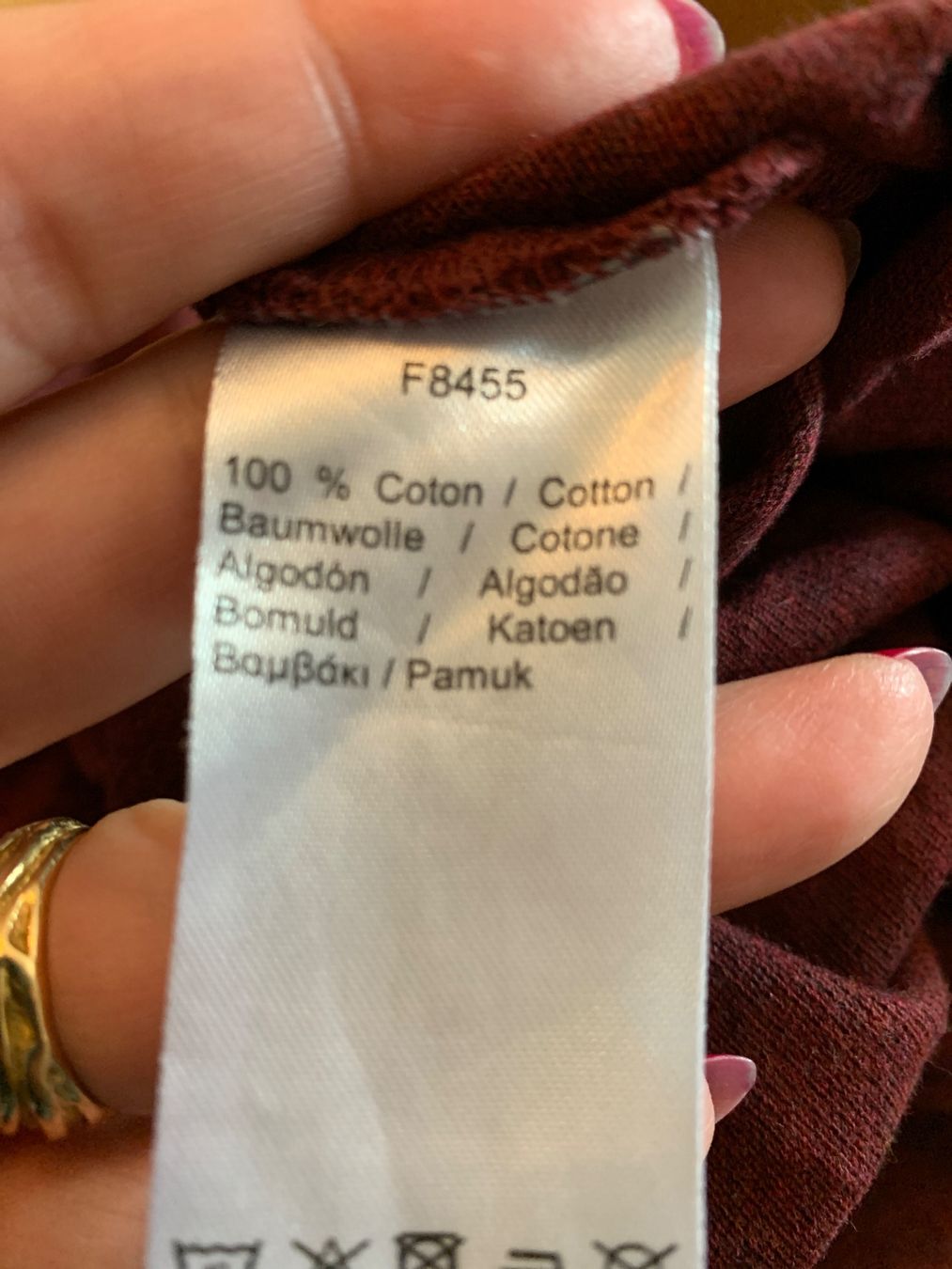 Lacoste Magliette Polo: Joli polo bordeaux Lacoste taille S – Usato da MEYRIN venduto da Gwendo10 3