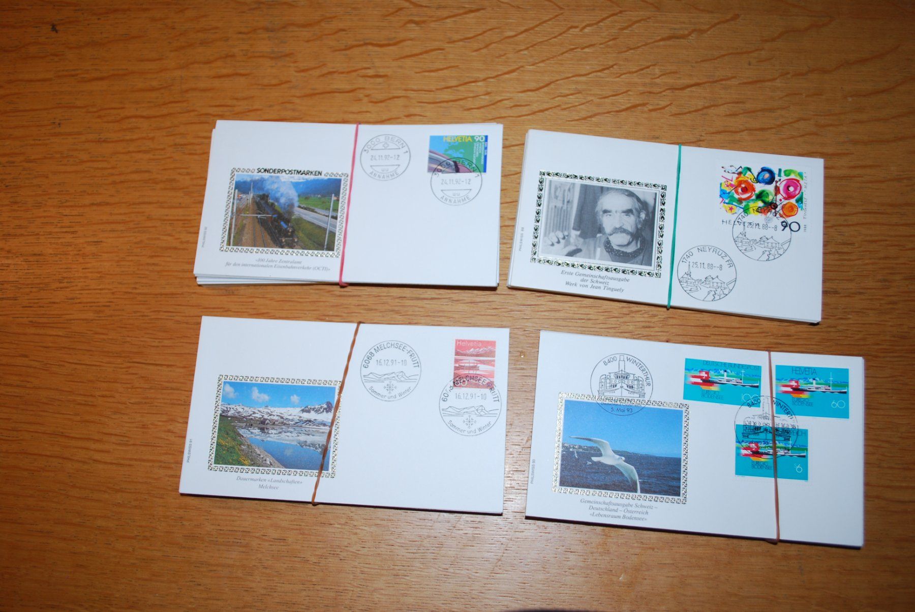 Enveloppes & pochettes d'envoi: Ersttagsbriefe von 1987 bis 2003 – D'occasion à Seedorf BE par grauerbaer2001 1