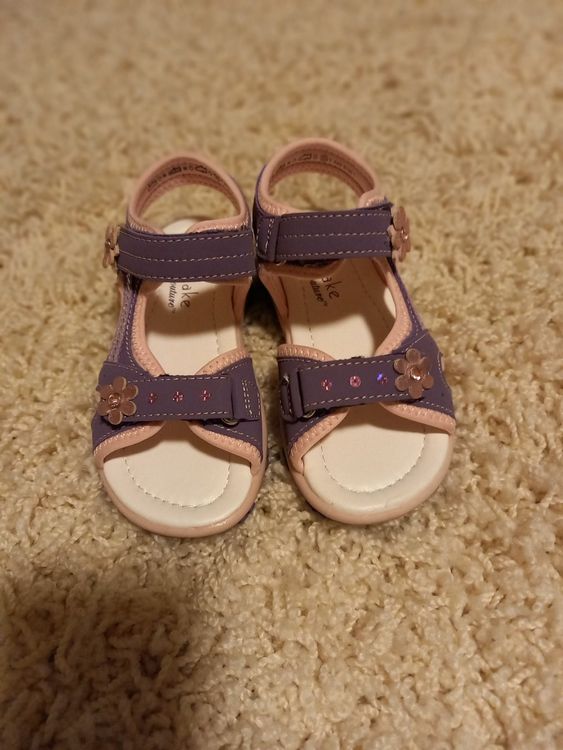 Mädchen Sandalen Einfarbig - Bequeme Prinzessin Schuhe Mit Rutschfester Sohle