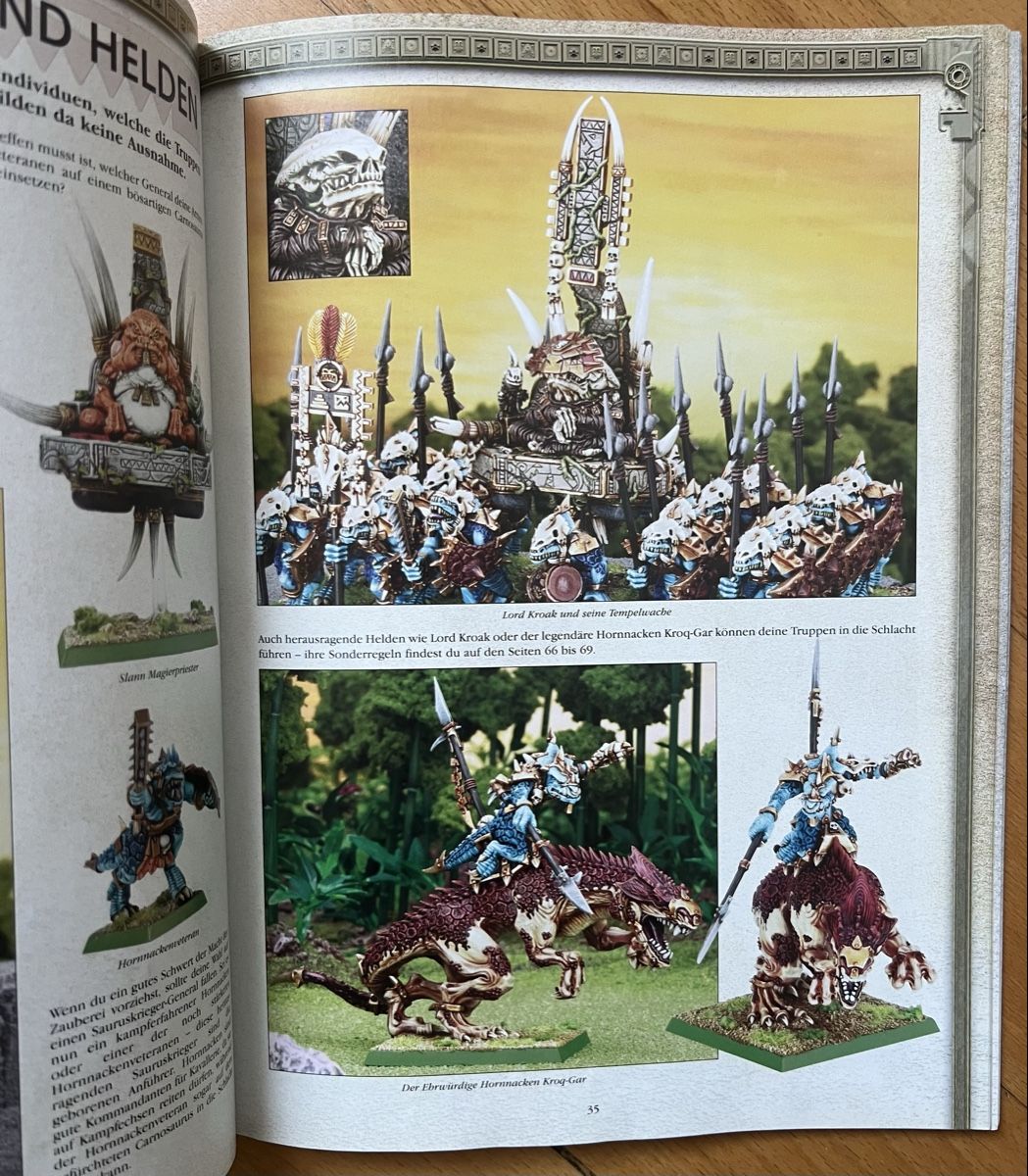 Libri: Warhammer Echsenmenschen Armeebuch – Usato da Lausanne venduto da Polokus 2
