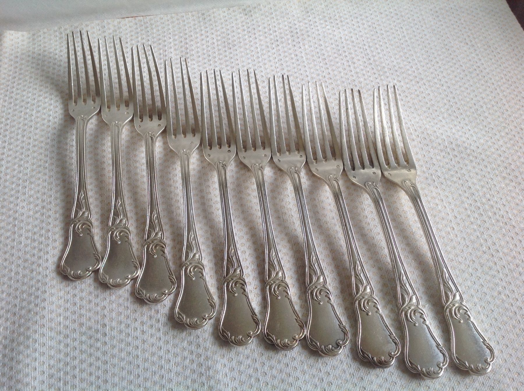 Set di posate: Fourchettes - Jean Granvigne - argent massif – Usato da Sion venduto da accroshoes 2