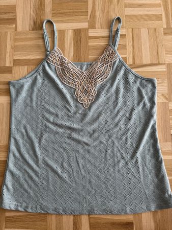 Sommer Top mit Spitze, Grösse S, (Temu)