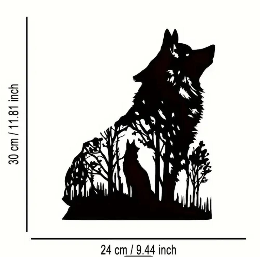 Foto & Immagini: Metall Wandkunst Wolf (30 cm) – Nuovo e nell'imballaggio originale da Langenbruck venduto da Gumsi 1