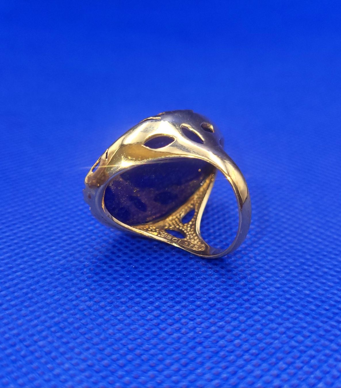 Ringe: 375 Massiv Gold Ring Mit Lapislazuli – Gebraucht aus Wald ZH von Aniade 3