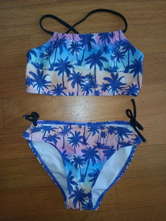 Bikini Palmendruck Grösse 128/134 guter Zustand