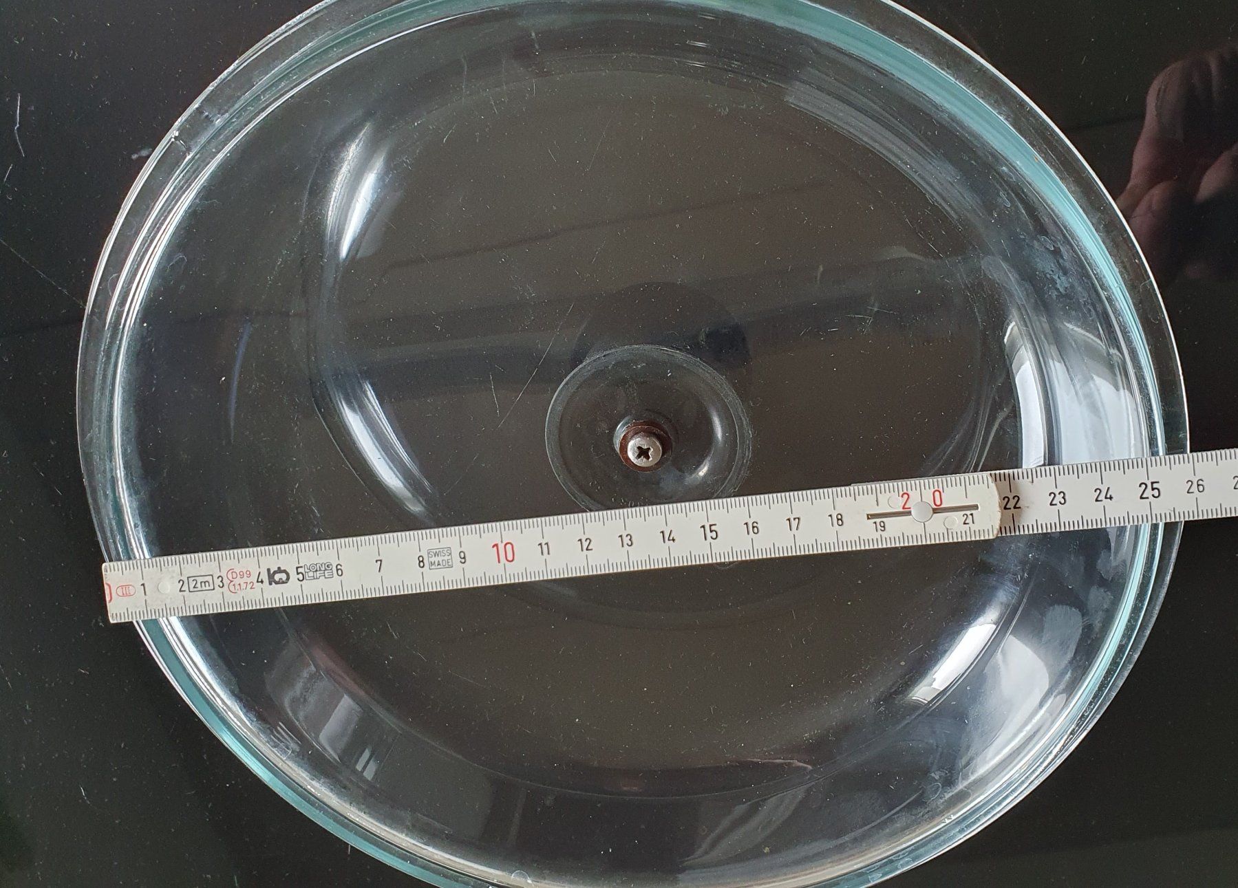 Töpfe: Glasdeckel für Topf / Pfanne PYREX 25.8cm – Gebraucht aus Giswil von online-Brockenhaus 5