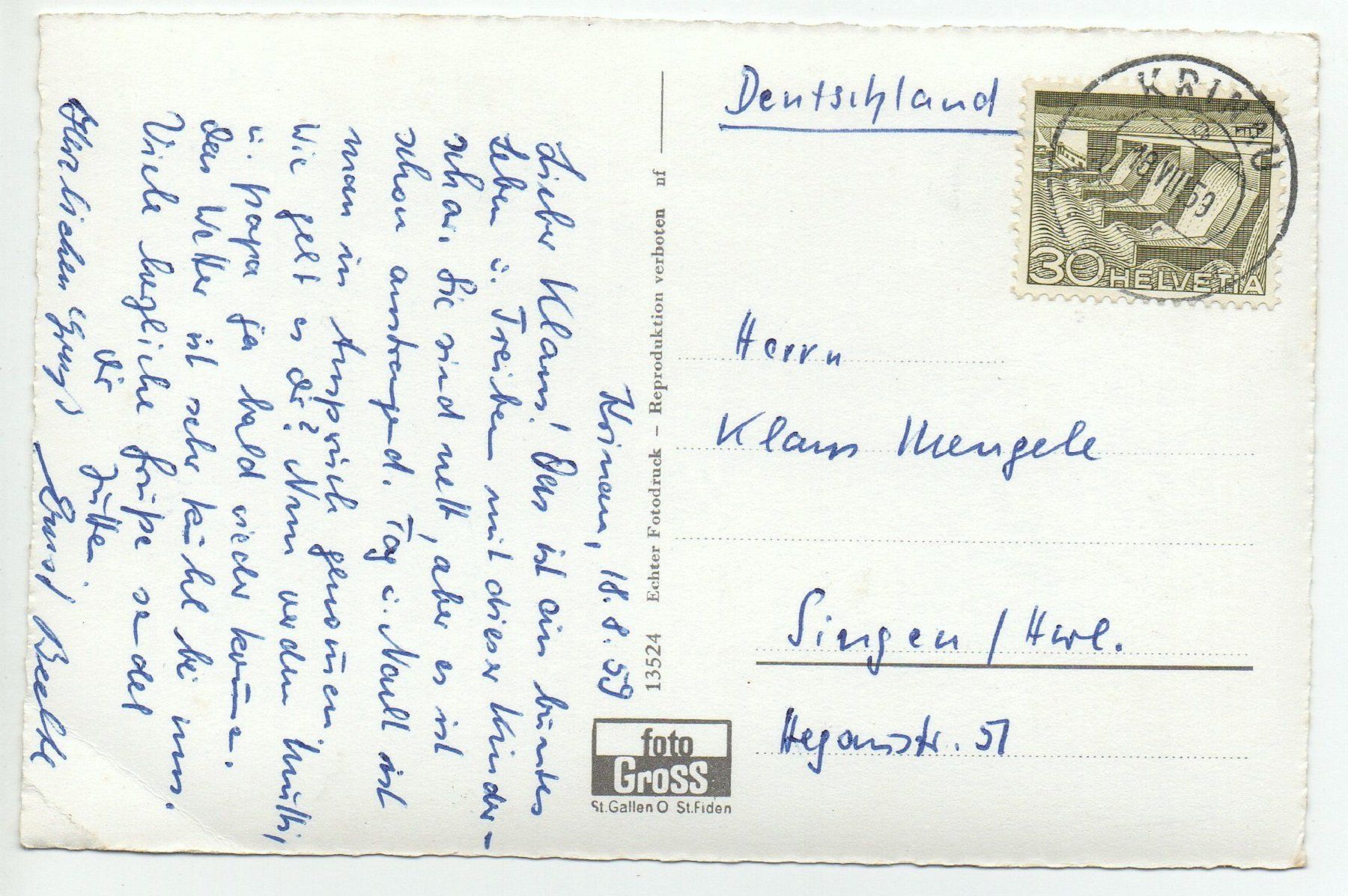Cartes postales: KRINAU (Toggenburg) – D'occasion à Jona par philajona 1