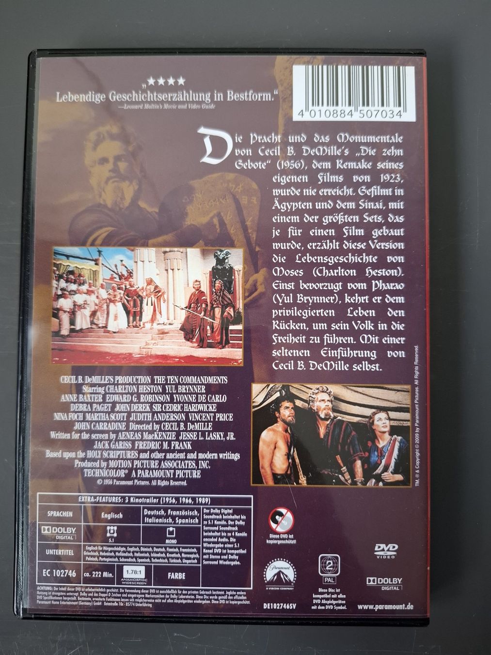 Tutti i DVDs: DVD - Die 10 Gebote – Usato da Alpnach Dorf venduto da Burnbuster 1