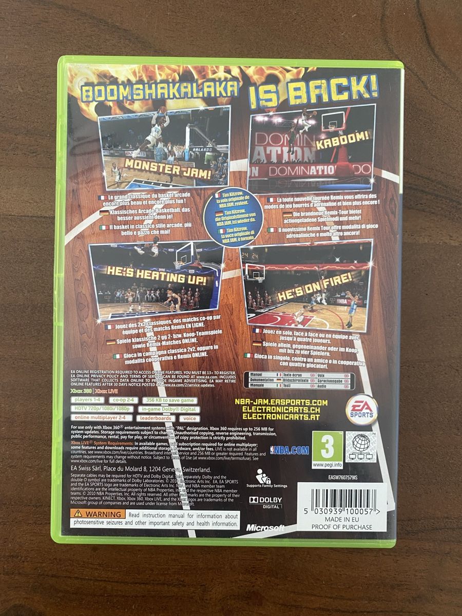 Microsoft Giochi: NBA Jam für Xbox 360 – Usato da Thunstetten venduto da Virus_33 2