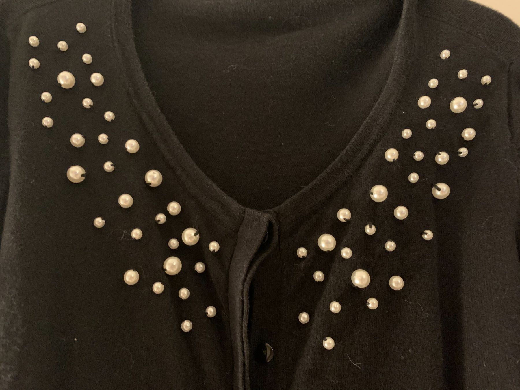 Gilet & Giacche senza maniche: Gilet perles t. L – Usato da Sion venduto da DayJenn 1