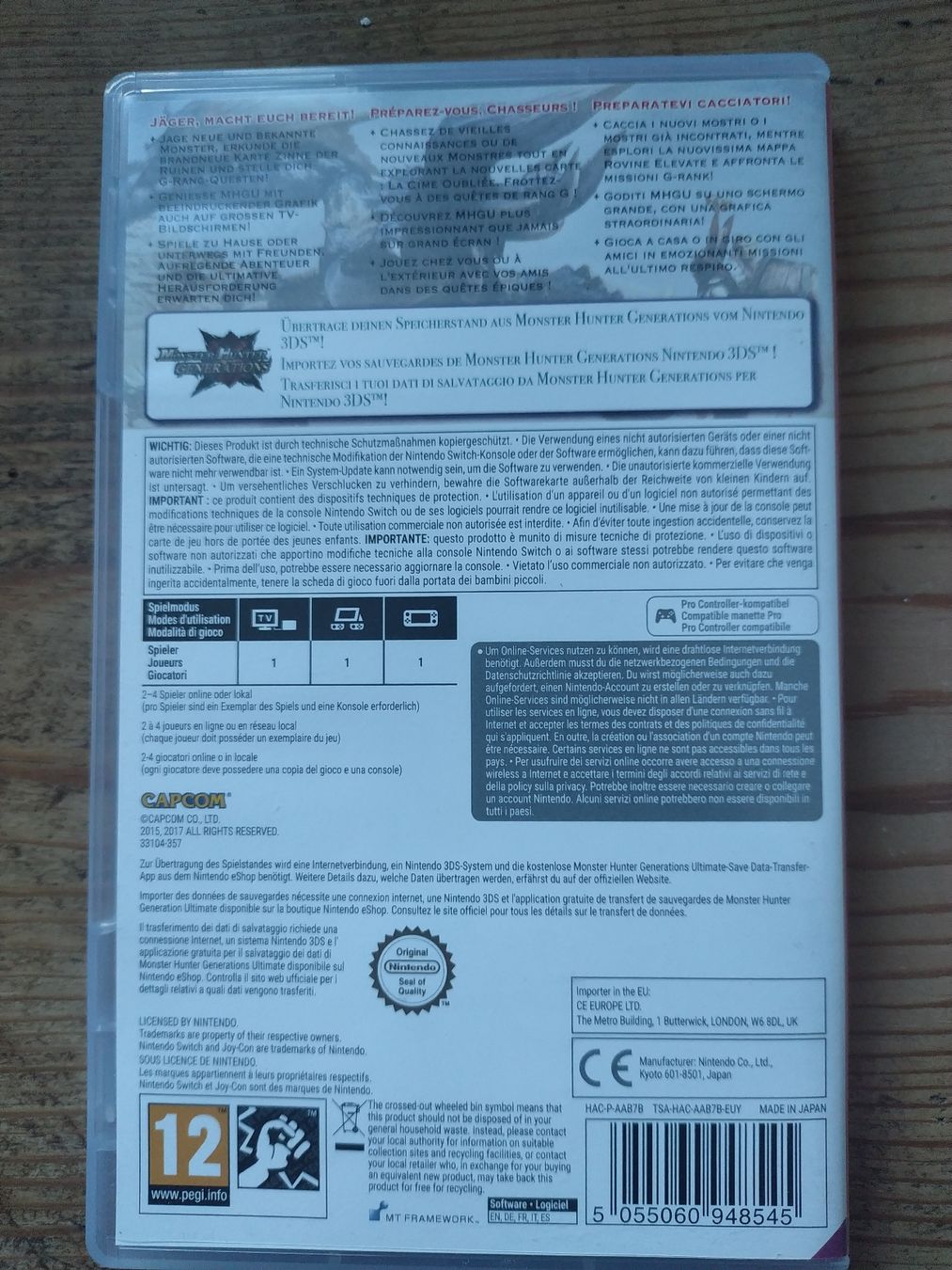 Capcom Giochi: Jeux Nintendo Switch Monster Hunter Generations ULTIMATE  – Nuovo (secondo la descrizione) da Charmoille venduto da ste_9nlc 2