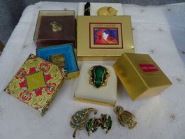 LOT 7 DIV. VINT. ESTEE LAUDER AVON FACTOR SOLID PARFUMS ETC
