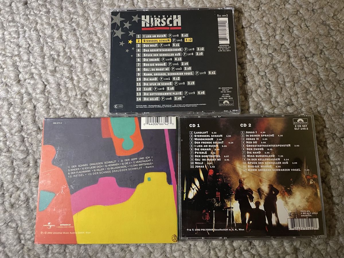 CDs: 3x Ludwig Hirsch  – Neu (gemäss Beschreibung) aus Reinach AG von trigger7811 2