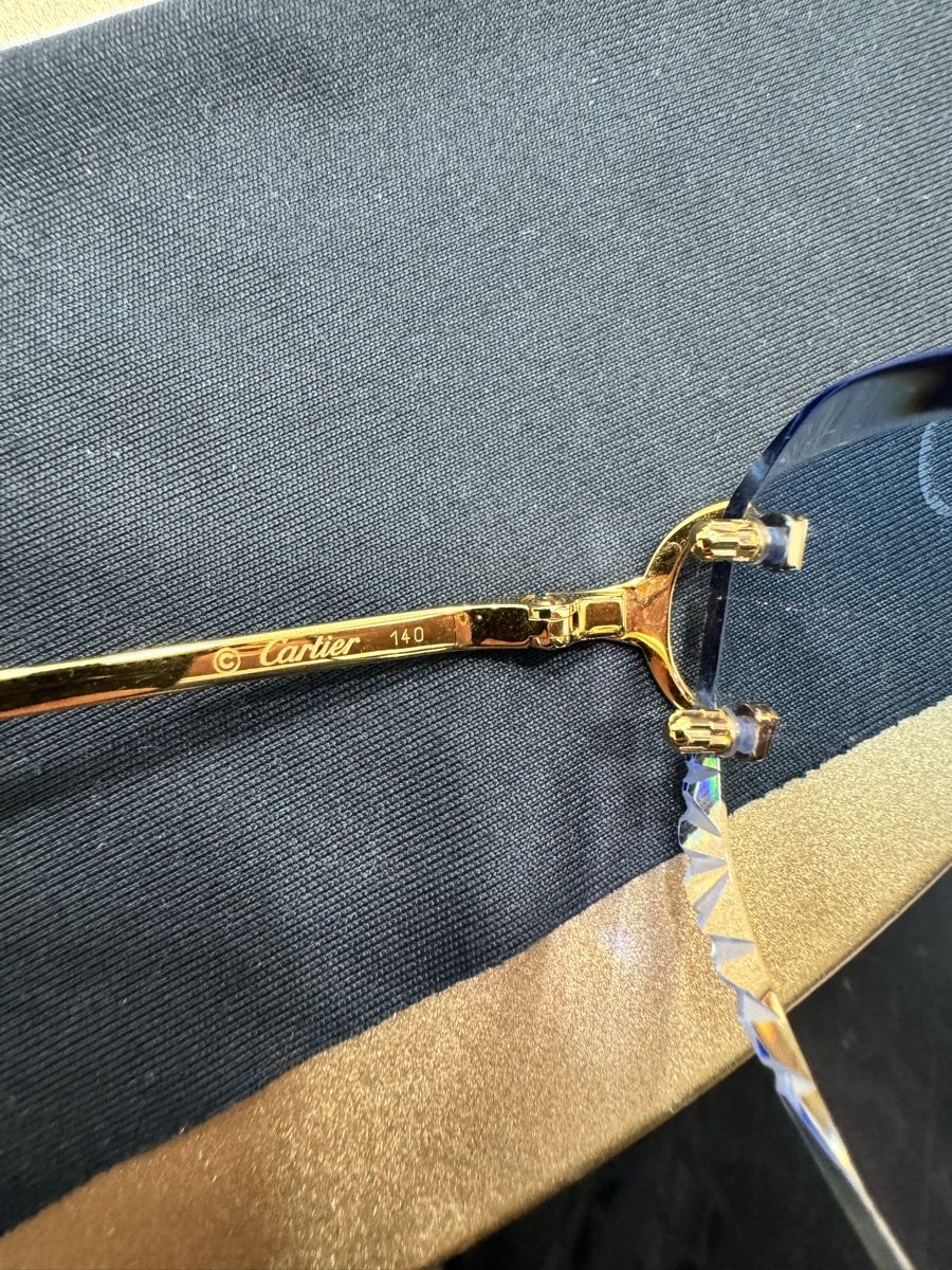 Cartier Occhiali & Lenti: Cartier Sunglasses - Gold Frame - never worn – Nuovo (secondo la descrizione) da Thonex venduto da Lux_brands01 9