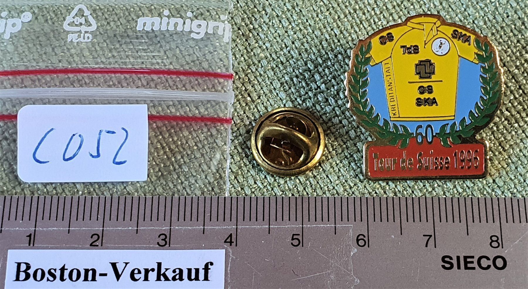 Placchette & Badge: C052 - Pin Tour de Suisse 1996 CS SKA – Usato da Reinach BL venduto da Boston-Verkauf 2