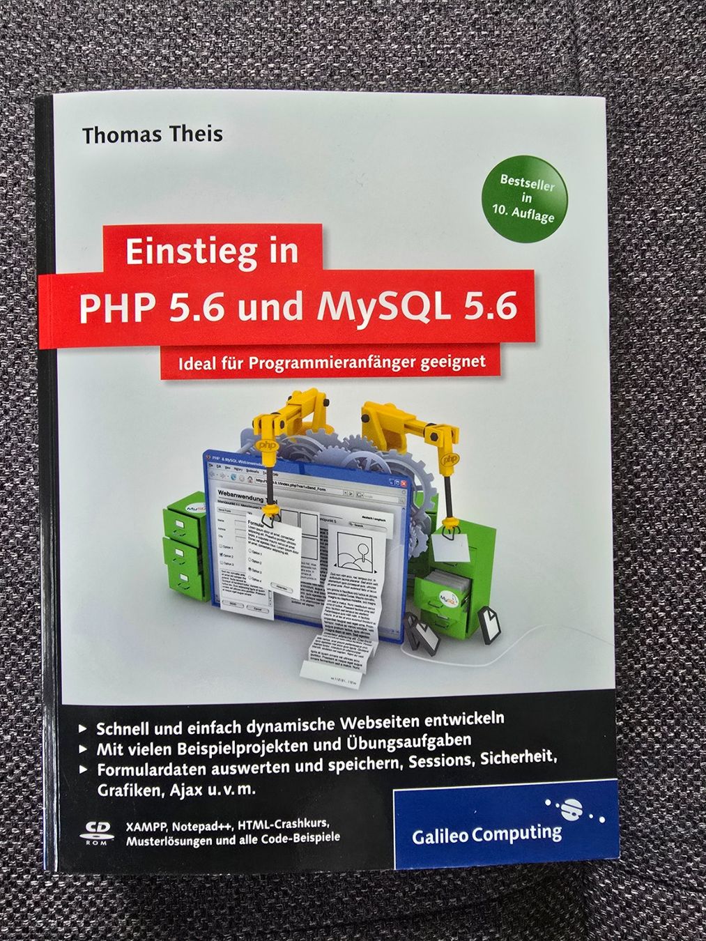 Bücher: PHP 5.6 und MySQL 5.6 - Lehrbuch für Programmieranfänger – Gebraucht aus Büttikon AG von Amineah