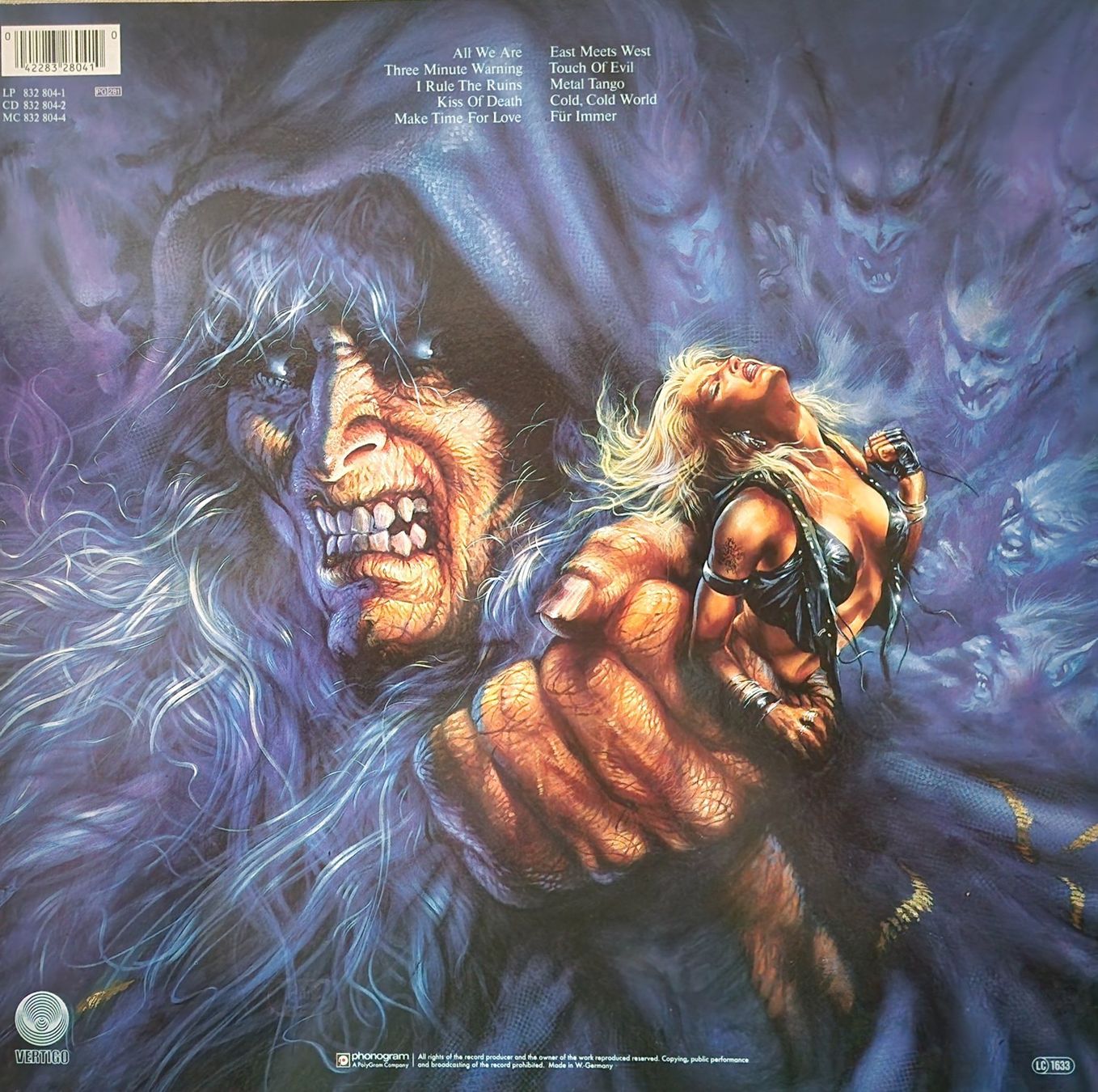 Schallplatten: Warlock LP – Triumph And Agony – Gebraucht aus Root von atelier22 1