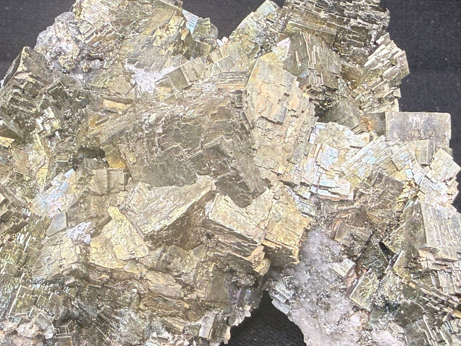 Mineralien & Heilsteine: Pyrit Matrix var. irisierend – Gebraucht aus Schinznach Bad von Demerald 8