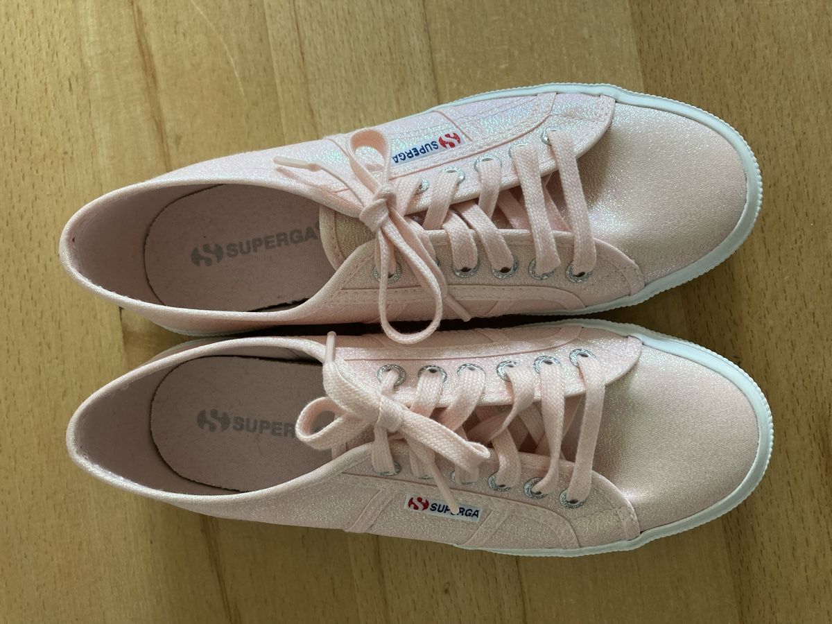 Superga Damenschuhe: Superga Sneaker rosa Glitzer 39 neu – Neu (gemäss Beschreibung) aus Rickenbach ZH von Vanijo 2