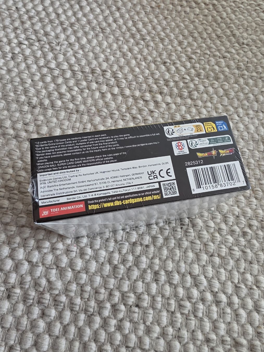 Bandai Carte collezionabili: Dragon Ball Masters B30 – Nuovo e nell'imballaggio originale da Kriens venduto da A.I.V 1
