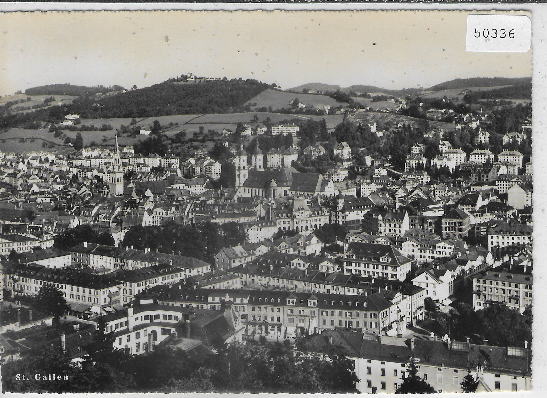 Cartoline postali: St. Gallen - Generalansicht – Usato da Ettingen venduto da Kartenplanet