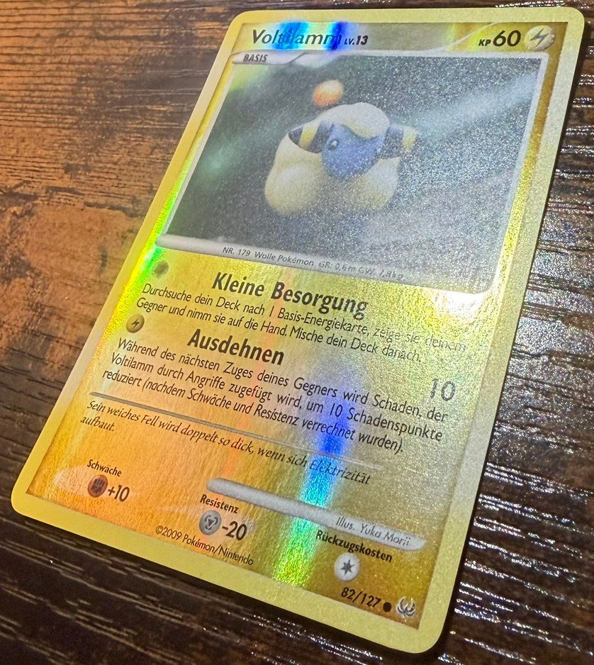 Pokémon Carte collezionabili: Voltilamm Reverse Holo 82 Yuka Morii – Usato da Zürich venduto da PEACECOCOON 1