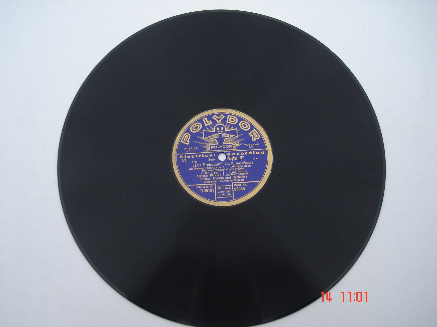 Dischi in vinile: Schellackplattenalbum Weber. Der Freischütz. Als Kurz-Oper. – Usato da Aeschi SO venduto da abi1951 7