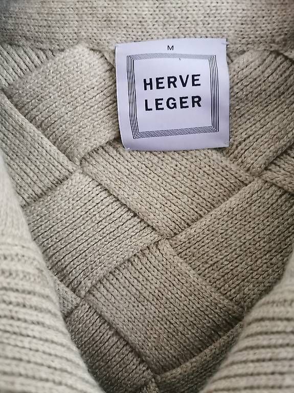 Giacche: Hervé Léger Strickjacke  Beige/Camel. Gr.M – Usato da Zürich venduto da Elena231 1