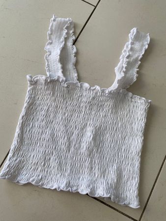 Hollister Top weiss Gr. S