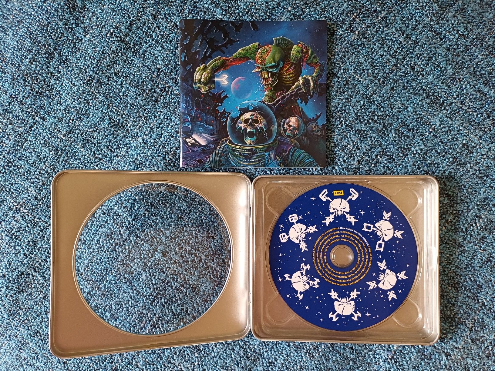 CD: Iron Maiden "The final Frontier" CD Ltd boîtier métallique  – Usato da Begnins venduto da Drastic-Sound 2