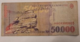 50.000 LEI Romania 1996