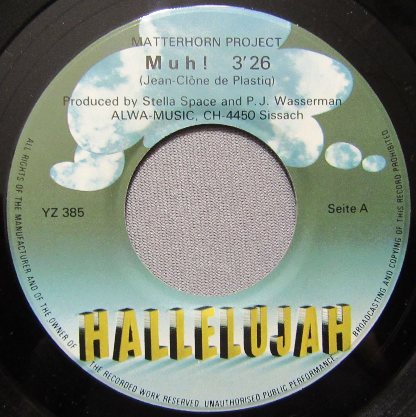 Dischi in vinile: Matterhorn Project - Muh ! - Single ab CHF 4.00 – Usato da Auenstein venduto da Padabimbim 2