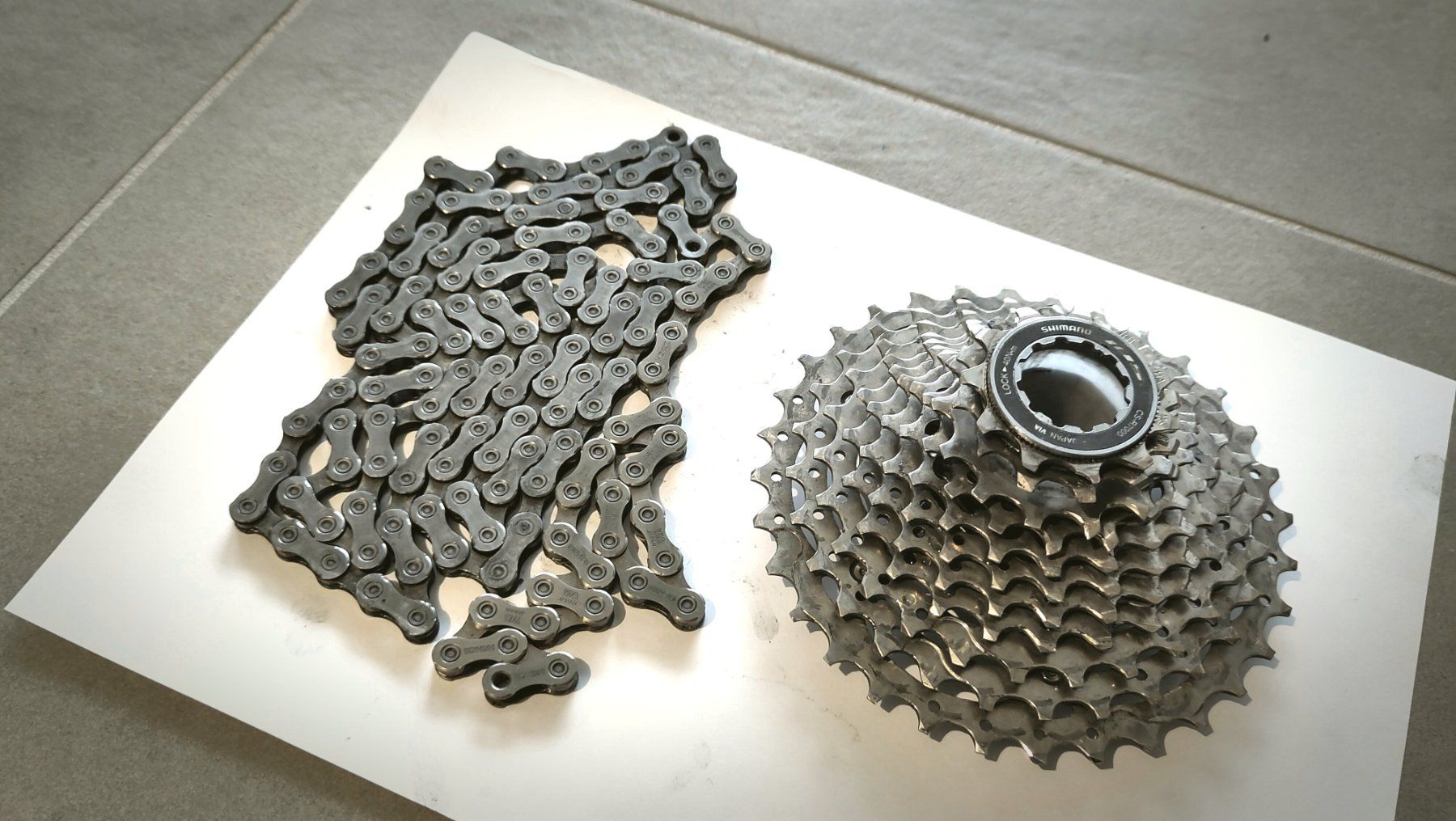 Shimano Pezzi di ricambio: chaîne et cassette Shimano 105 – Usato da Sion venduto da ant_2n6j 1