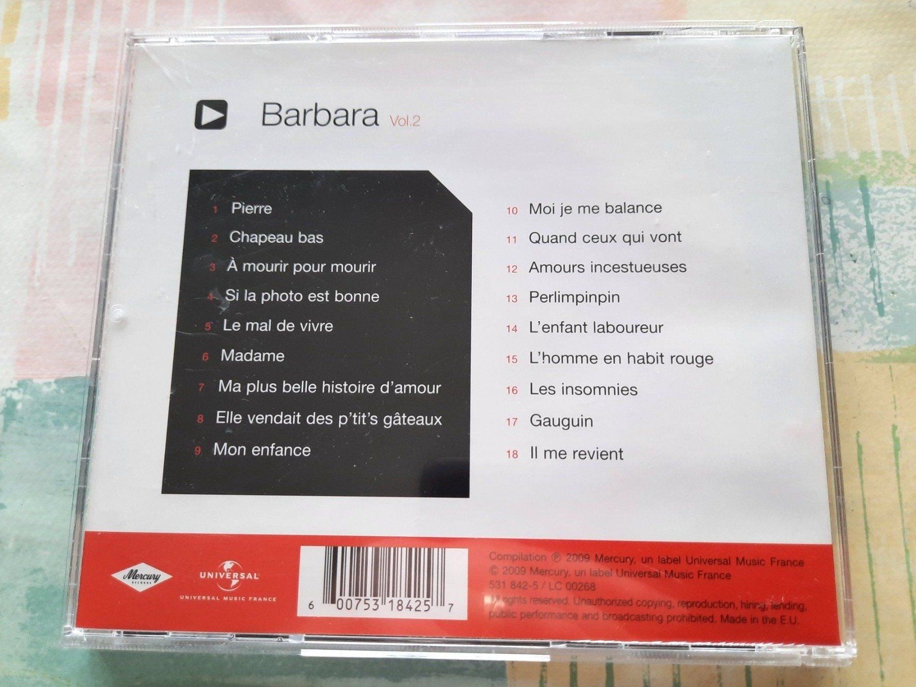 CDs: Cd Barbara - Master Série Volume 2 – Gebraucht aus Pully von bro_n52j 1