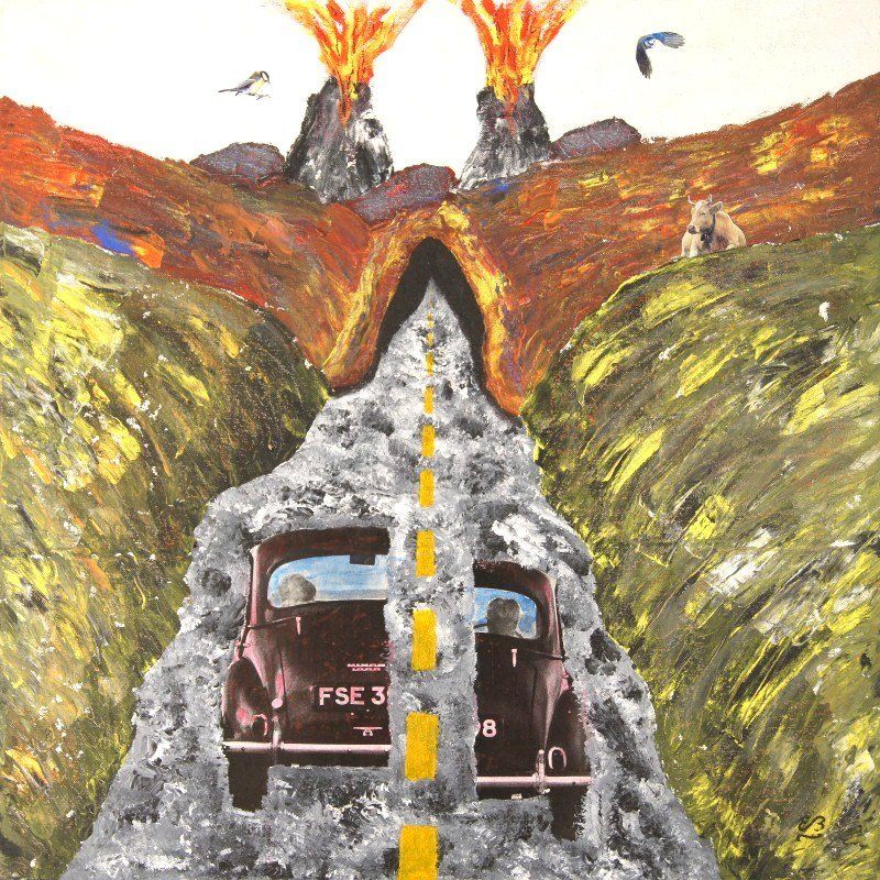 Gemälde: Surreales Gemälde: The fast tunel – Gebraucht aus Fribourg von erw_68dx